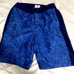 Blue Vineyard Vines Swim Shorts. Size small. Great condition